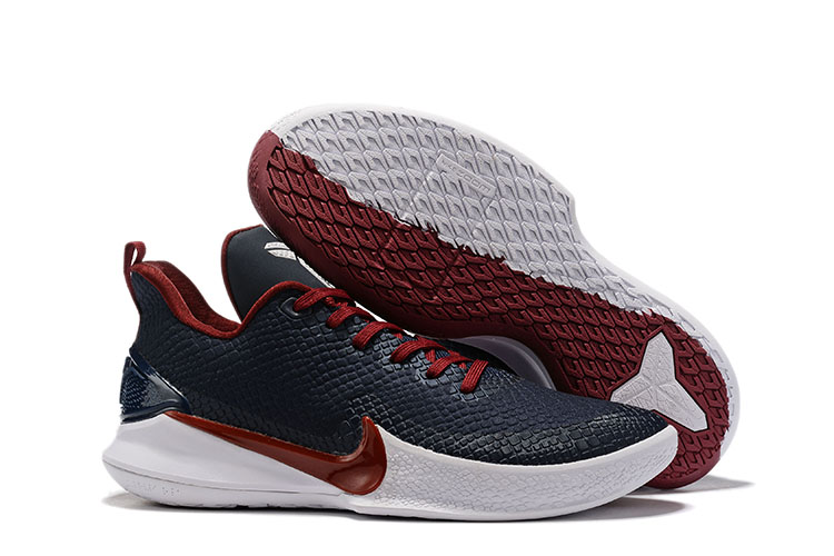 Nike Mamba Focus EP Kobe Deep Blue Wine Red White Shoes
